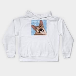 Winky doggy Kids Hoodie